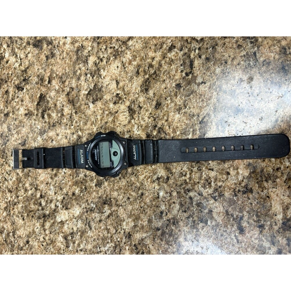 Armitron Adventure Digital Sport Watch Alarm Chronograph WR 30M Black Resin